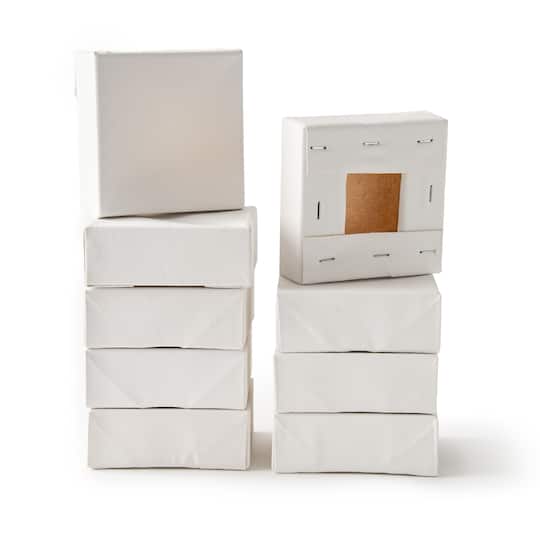Michaels, 9 Pack Level 1 4" x 4" Deco Canvas by Artist's Loft® – Category: Stretched Canvas